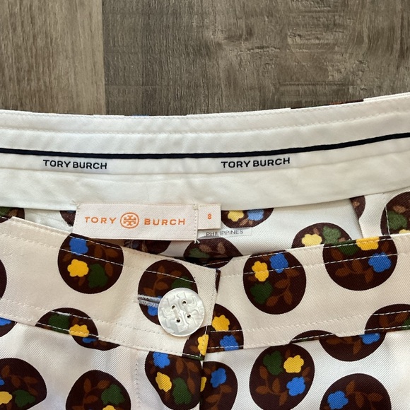 Tory Burch 100% Silk Wide Leg Pant Size 8 - Picture 6 of 8